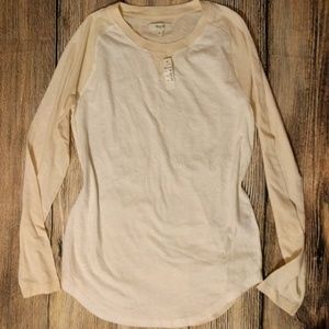 NWT Madewell Long Sleeve Cotton Crewneck Small